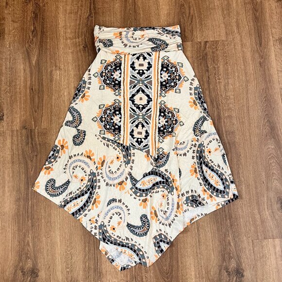 Maeve Anthropologie Southwest Maxi Boho Knit Skirt Sz M - Picture 2 of 11